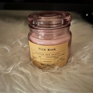 Pink Musk World Market Candle